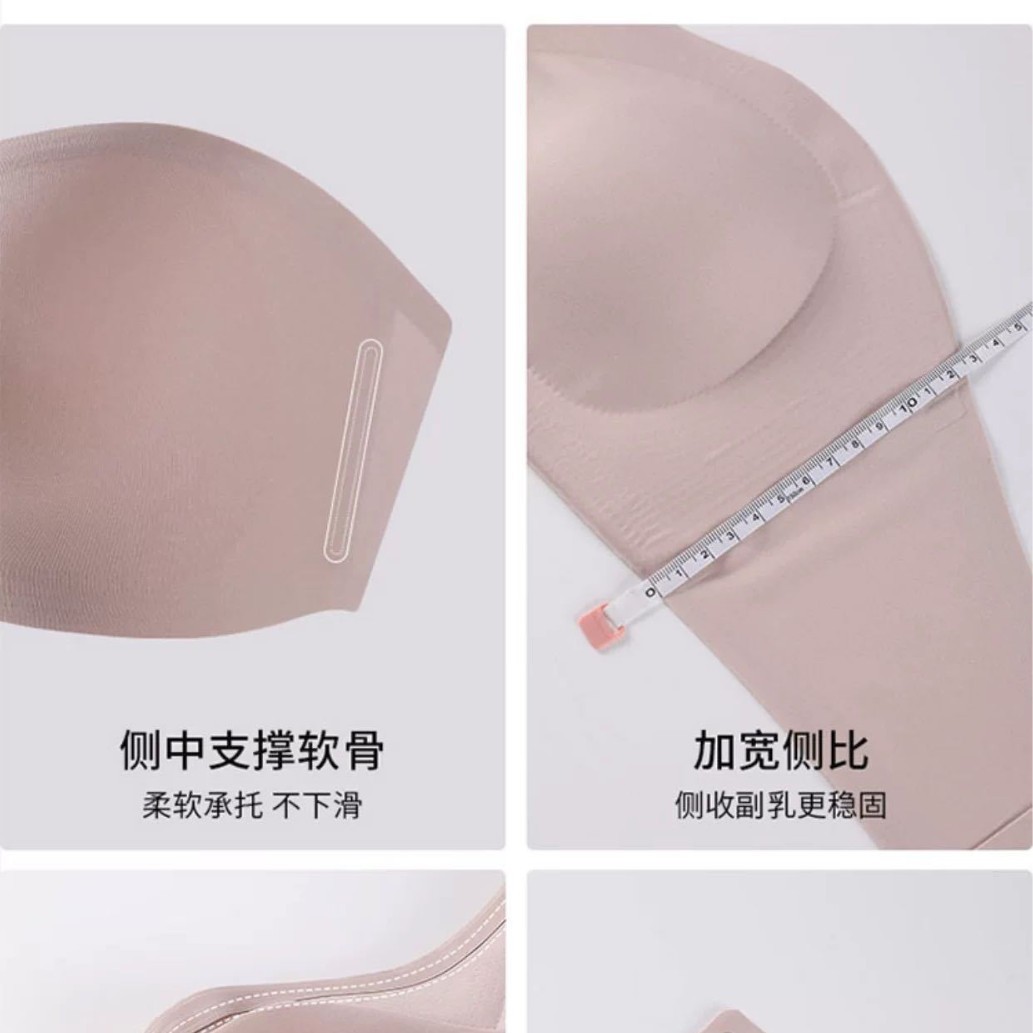 Venta directa de fábrica comercio electrónico transfronterizo Sudeste de Asia Vietnam Tailandia damas sin costuras sujetador de recogida lateral cómodo