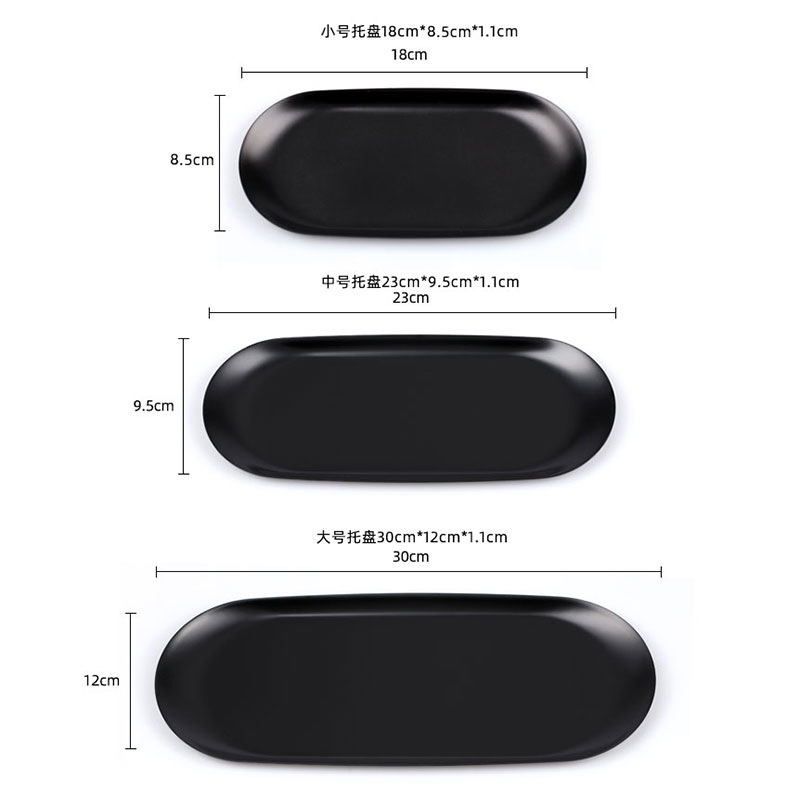 Bandeja de metal Sala de estar Disco ovalado Mesa de almacenamiento de joyas Bandeja de almacenamiento Plato de acero inoxidable Herramienta de vela