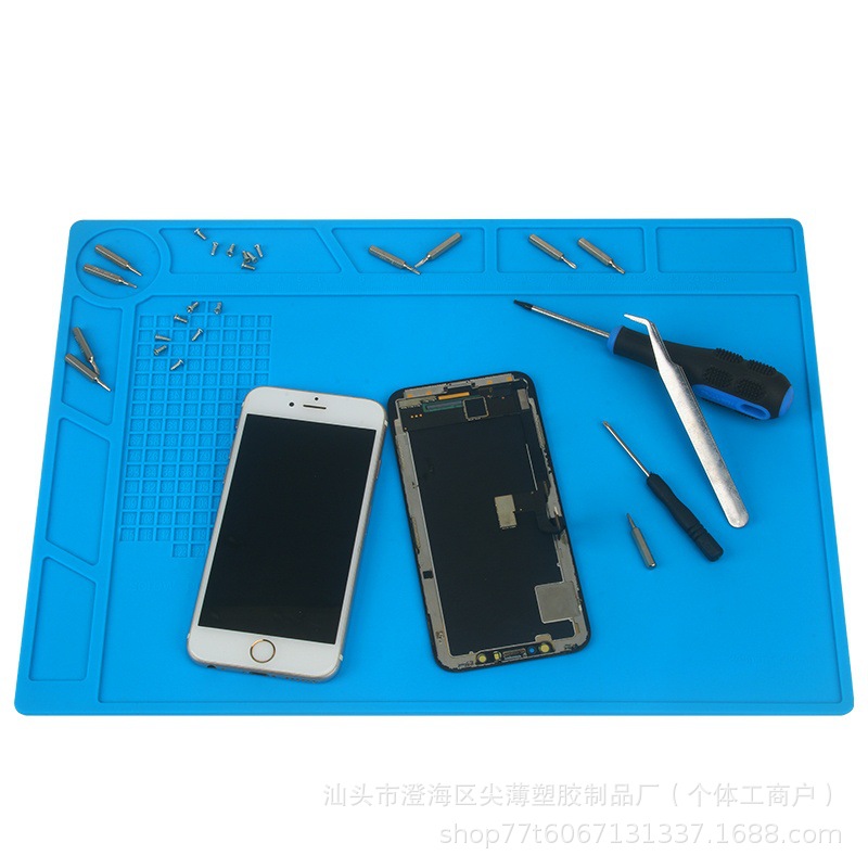 Multifunctional Silicone Pad Mobile Phone Digital Electronic Repair Pad Motherboard Ic Thickened Non-Slip Anti-Static Resistant High
