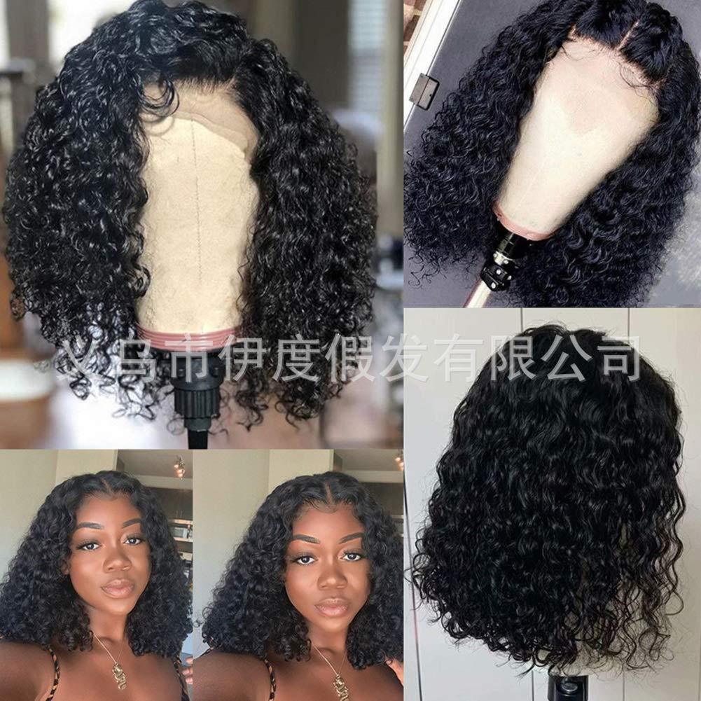 厂家批发 非洲小卷 高温合成玫瑰网头套 化纤发 欧美假发 可代发