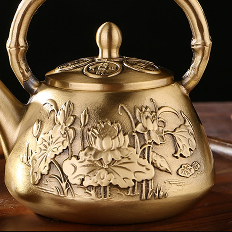 Sansui, медный чайник для гостиной, творческий ручной металлический карманный фляжка, оптовая продажа