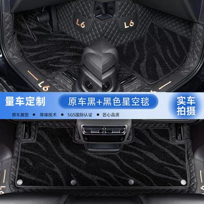 Universal Foot Pad – carpet - double-layer-original-car-ideal-black-black-starry-sky-blanket-24-styles-ideal-l6