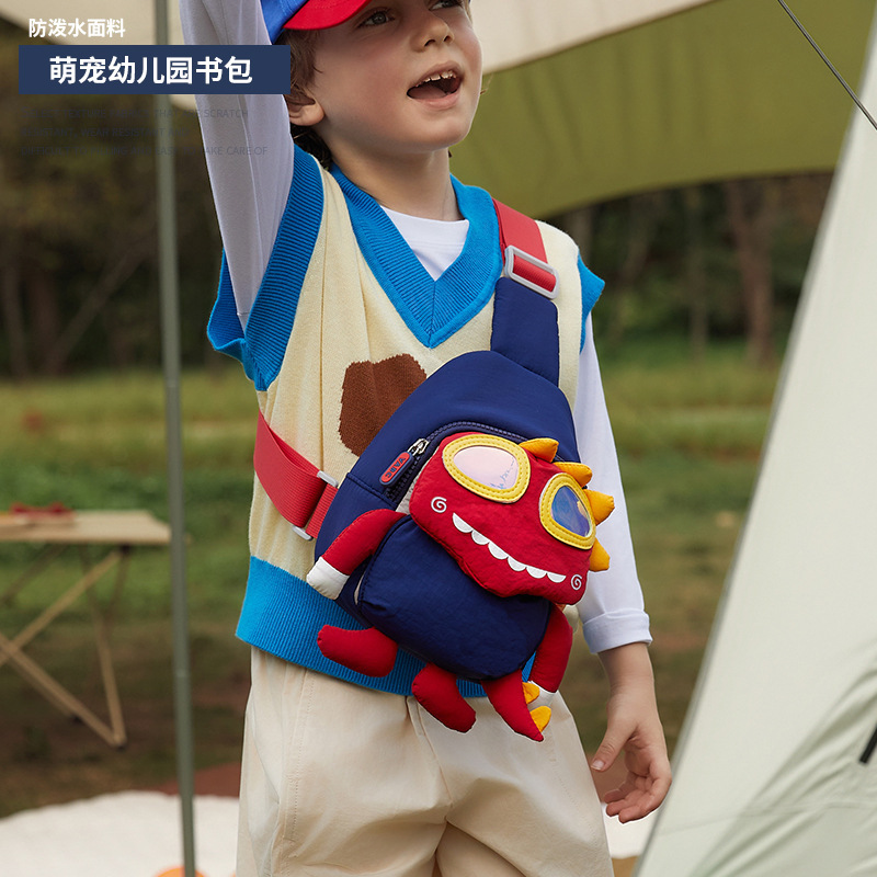 Tomy John Kindergarten Travel Backpack Children's Crossbody Bag Casual Chest Bag Cute Pet Outing Shoulder Bag Tomy John Kindergarten Travel Backpack Children's Crossbody Bag Casual Chest Bag Cute Pet Outing Shoulder Bag