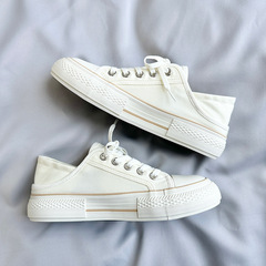 一件代發經典百搭基礎升級款夏季透氣帆布鞋休閒男鞋子休閒板鞋