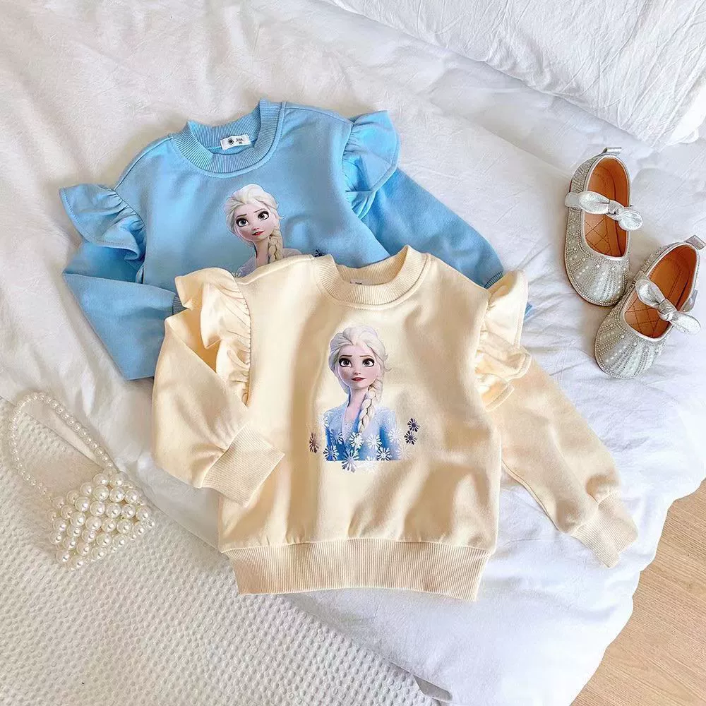 Детская одежда для девочек свитер весной и осенью новый пуловер для детей среднего и младшего возраста