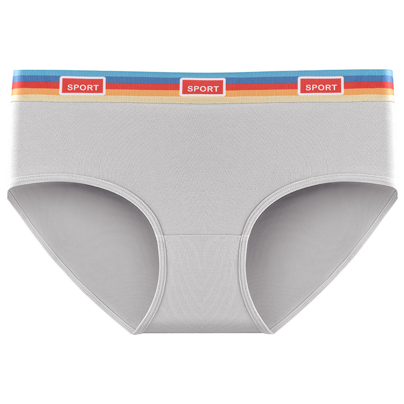 60 bragas modales para mujer, calzoncillos antibacterianos para niñas de cintura media, nuevo estilo deportivo, refrescante y sin costuras