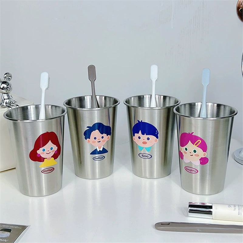 Мультфильмная зубная паста? Wait: original: "Cartoon mouthwash, creative toothbrush stainless steel, increased thickness, fall protection, simple and elegant design"