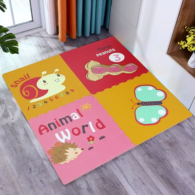 Avtomobil döşəmə paspasları – Baby Crawling Mat Thickened Baby - garden-dance-b-606010-helical-teeth-a-pack-of-4