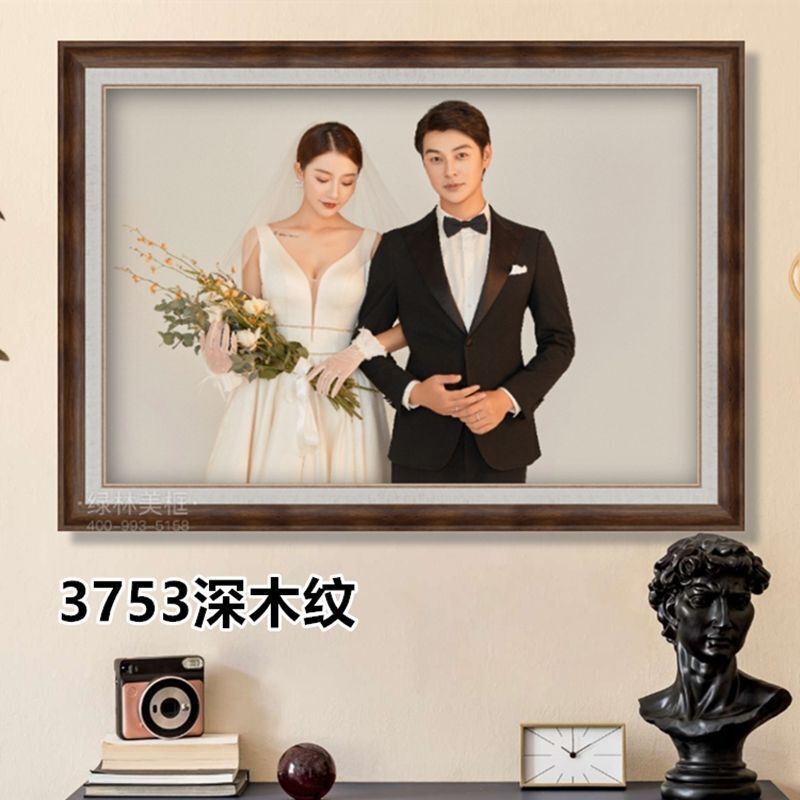 Wedding Photo Printing and Framing for Wall Display, 36inch Wedding Photo Studio Full Family Portrait Printing and Framing Service