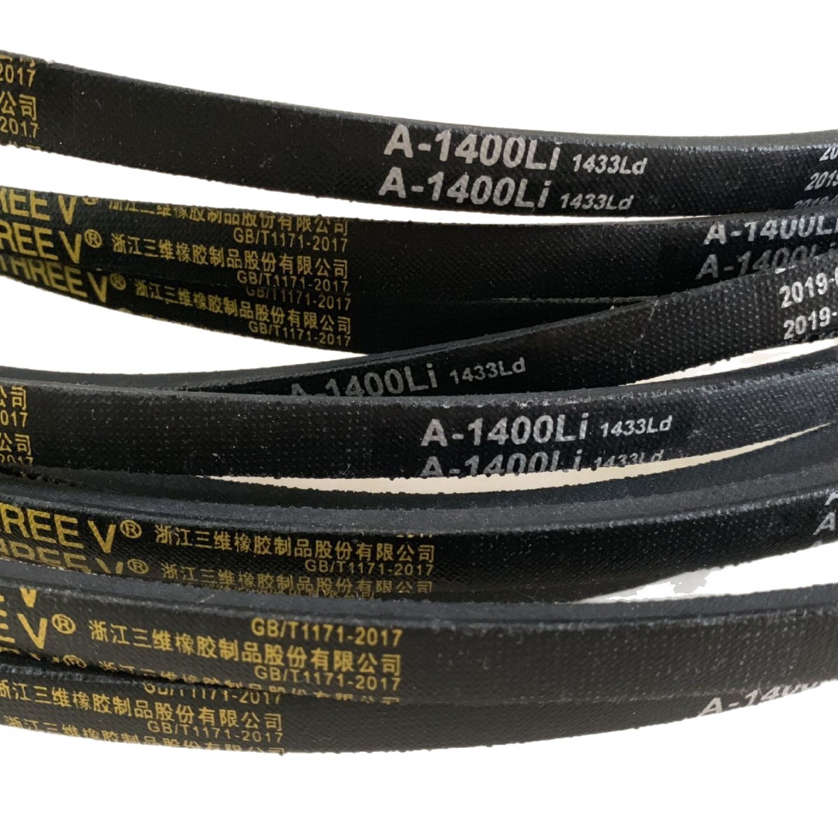 三维THREE V三角传动带B1651 B1676 B1700 B1702 B1727 B1750Li