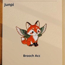 狐狸胸针可爱日系徽章包包装饰别针扣潮个性衣服领针创意礼品礼物