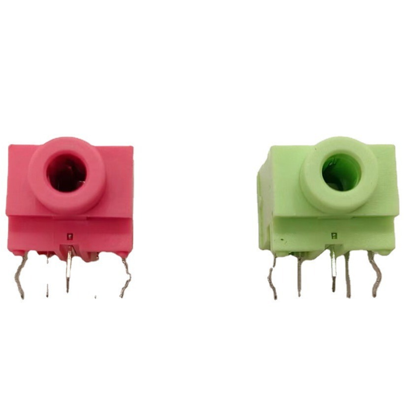 工厂优惠供应双声道3.5直插耳机插座 可按需配色   PJ-317