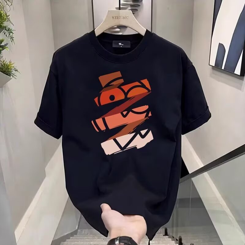 Herren T-shirt Aus Reiner Baumwolle Für Sommer Und Freizeit_voghion.com