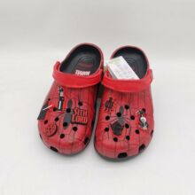 Cro卡家新款蜘蛛侠经典洞洞鞋户外包头拖鞋亲子爆款卡通eva沙滩鞋