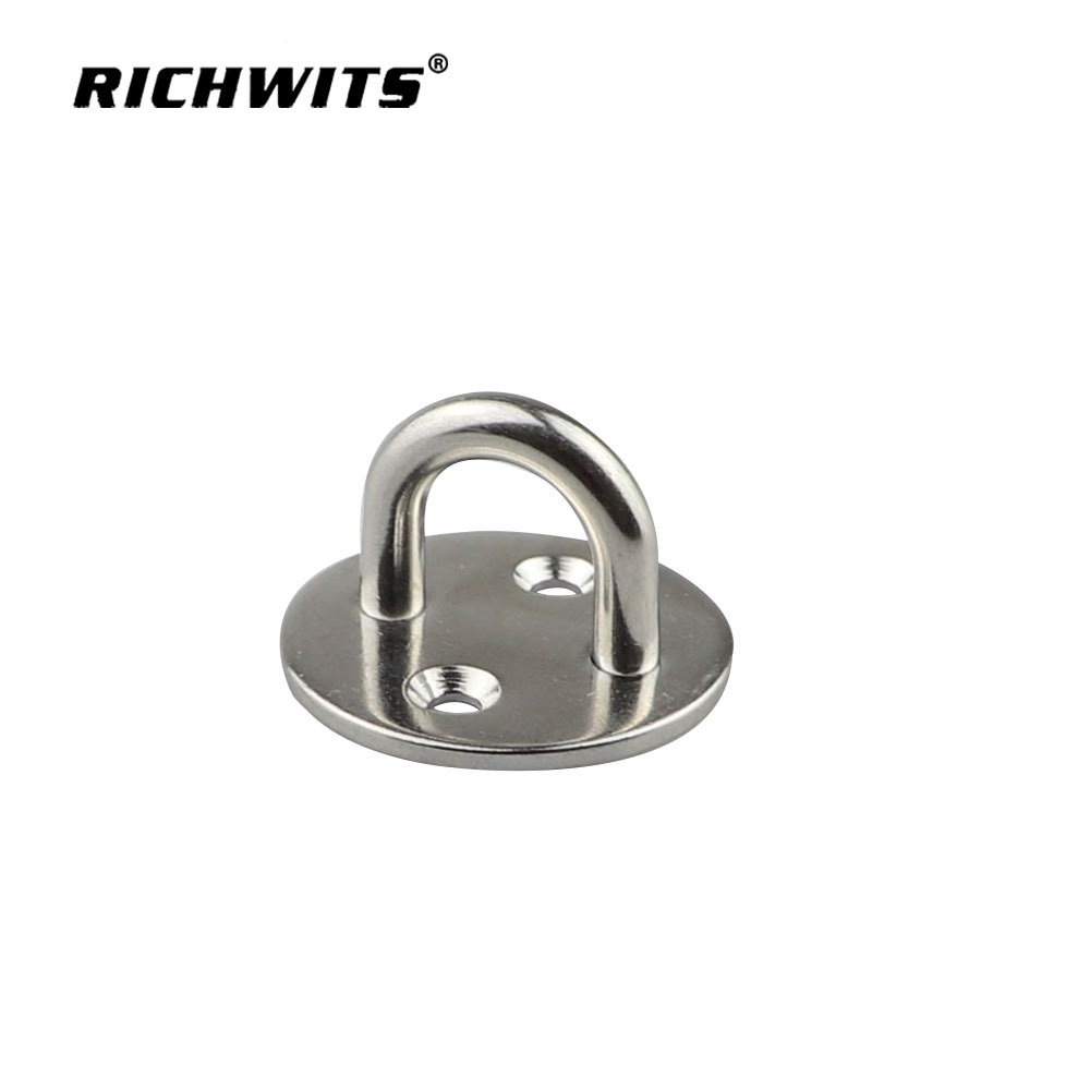 RICHWITS 圆形门扣 遮阳篷遮阳帆配件  眼板 固定扣 门提环 船扣