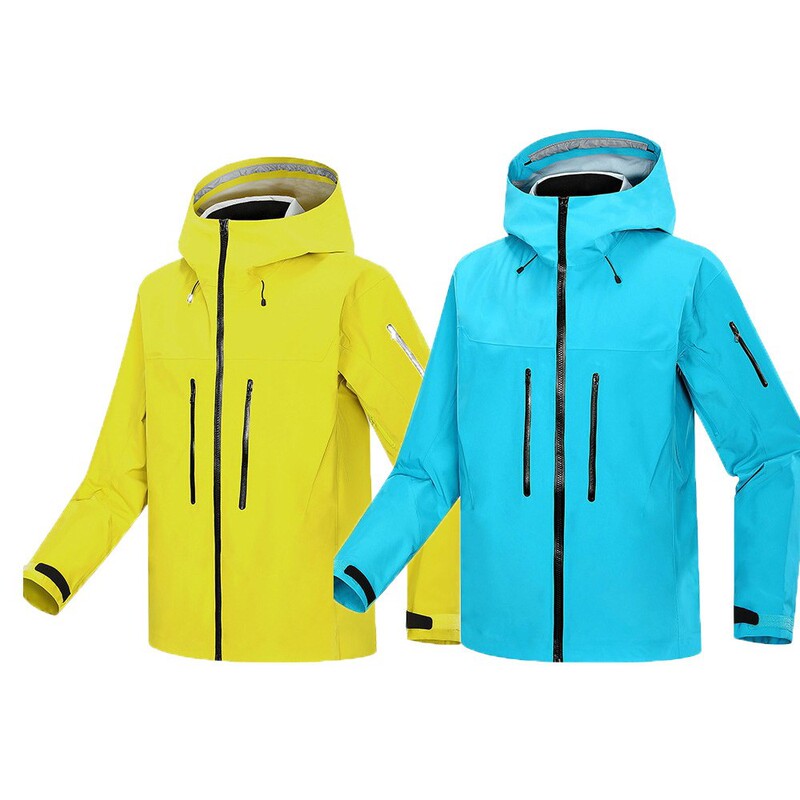 Taizhou Niaojia Same Style Spring & Fall Men's and Women's Hard Shell Sv7 Single Jacket Windproof and Waterproof Outdoor Sports Heat-Sealed Rubber