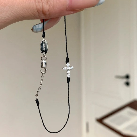 S925 スターリングシルバーのブレスレットデザイン、積み重ね可能な多用途ブレスレット、マルチカラー、シンプルでファッショナブルなアクセサリー|undefined