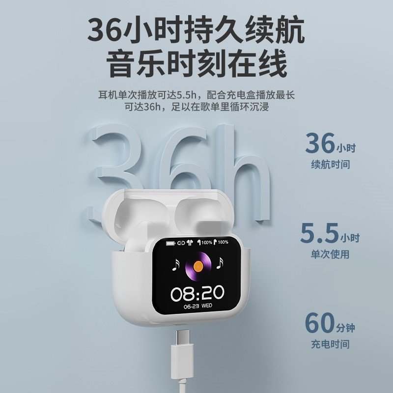 クロスボーダーe 11スマートAI翻訳LEDフルカラースクリーンbluetoothイヤホン長航続a 13proノイズリノイズヘッドフォン私型|undefined