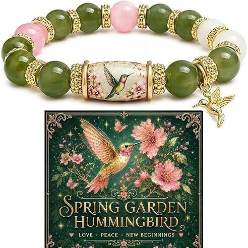 Cross-border bestseller Hummingbird Garden Faith Bracelet