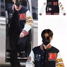 美式复古情侣棒球服外套男女春秋2025新款宽松大码休闲学生夹克潮