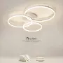 北欧客厅圈圈圆形卧室灯
