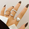 Ring, retro set, advanced accessory, European style, wholesale