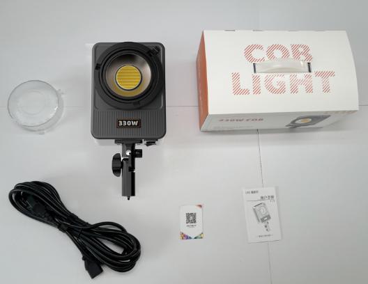 Lámpara de relleno profesional en vivo, luz de relleno de COB de temperatura de dos colores, luz de cámara siempre brillante, sala de estudio en vivo, luz de Meiguang