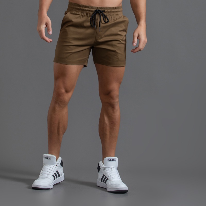 Men's Knee-Length Pure Cotton Shorts Trendy Men's Three-Quarter Shorts Four-Quarter Shorts Casual Mid-Length Pants Plus-Size Men's Pants