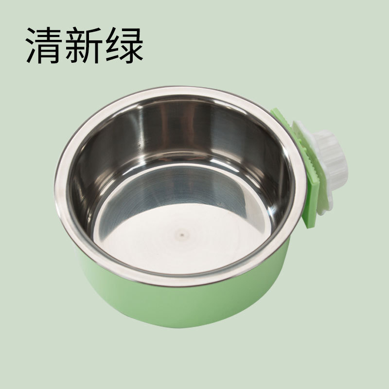 Cuenco de jaula colgante verde tamaño pequeño