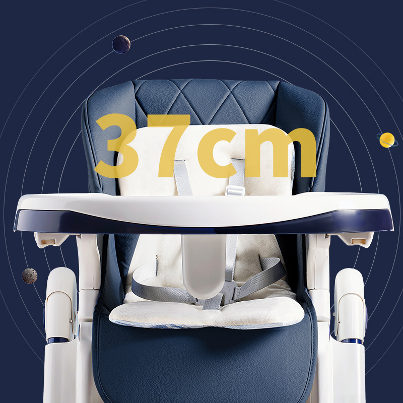Silla de comedor plegable portátil para bebés sin instalación, silla de comedor para niños de dibujos animados domésticos, silla de comedor para niños que se puede sentar y acostar image 2
