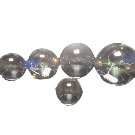 Eternal Flower Glass Cover Transparent Display Dust Cover Clay Hand Mold Desktop Decoration Baking Cake