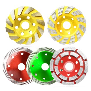 Single and Double Groove Bowl Grinding Disc Diamond Grinding Disc Cement Stone Concrete Grinding Disc Double Row Grinding Wheel Grinding Disc Cup Disc
