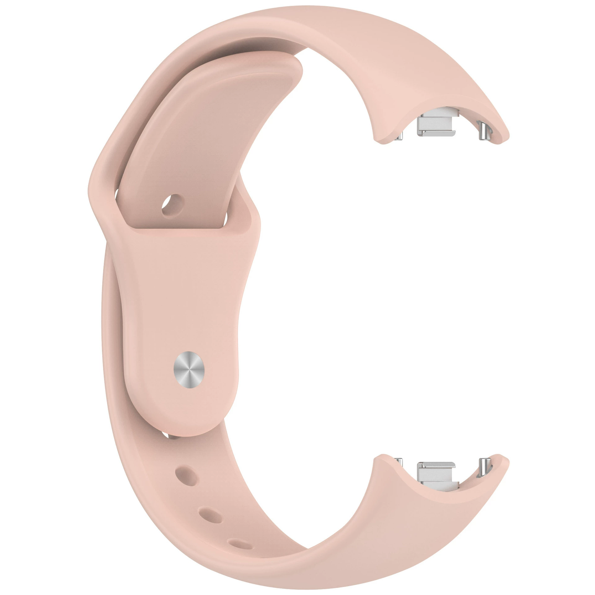 Qingtangfa подходит для браслета Xiaomi 10/9/8 силиконовый ремешок xiaomi smart band8 металлическая головная пряжка