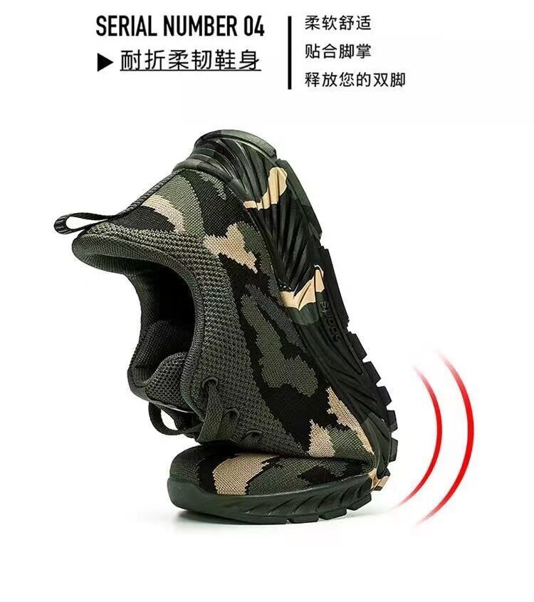 Giày thể thao rằn ri unisex cổ thấp đế bằng, giày đi bộ leo núi và bảo hộ lao động — ZH thể thao rằn ri chi tiết 5