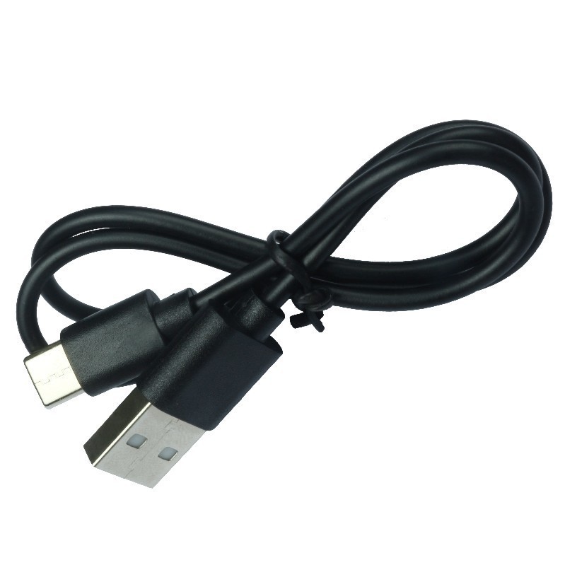 Cable de datos Tipo-C, auricular Bluetooth de juguete, ventilador pequeño, cable de distribución, cable de carga TPC de cobre puro de 0,5-1,2 m