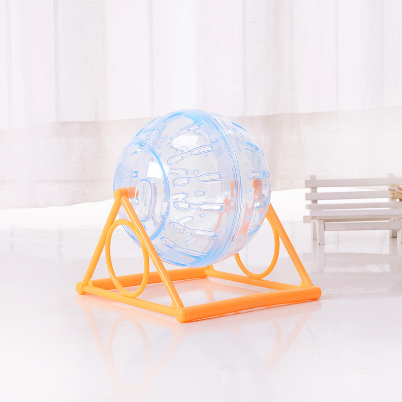 Juguetes de hámster bola de ratón oro oso de cristal rodillo rodillo 12cm