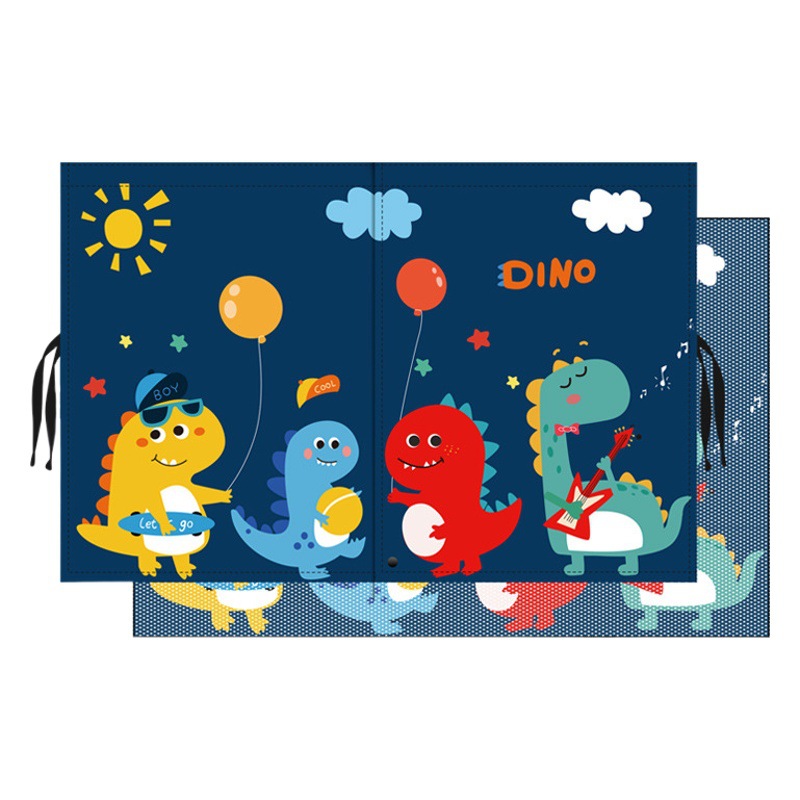Children's Car Window Sunshade Magnetic Double-Layer Perspective Mesh Sun Protection Heat Insulation Light Blocking Side Window Cartoon Curtain