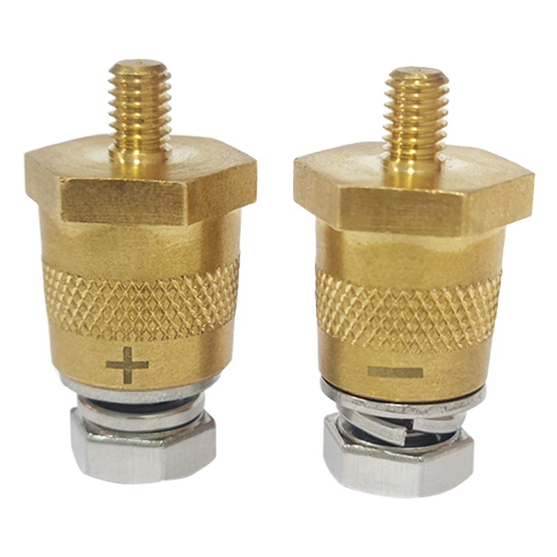Cobre puro M6/M8 terminal cabeza de cambio de batería conector de batería de coche pila cabeza accesorios de reparación y modificación de la batería