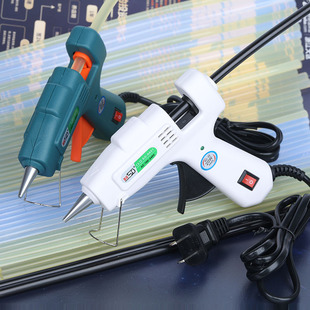 Hot melt glue gun with bracket handmade DIY accessories 20W electric melting gun hot glue gun plug high temperature glue gun