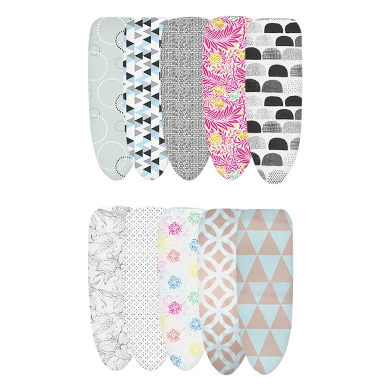 Amazon Multi-Color Cotton Printed Ironing Board Cover Pure Cotton Ironing Board Cloth Cover High Temperature Resistant Waterproof Cloth Cover