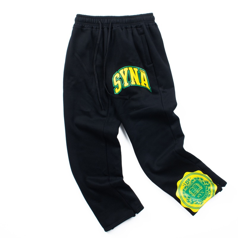 23ss otoño e invierno marca de moda europea y americana rojo y negro Tigre cabeza toalla bordado forrado de lana hombres y mujeres pareja traje casual al por mayor