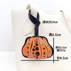 外贸跨境万圣节创意皮革立体充棉小南瓜包包挂件车载挂件节日礼品