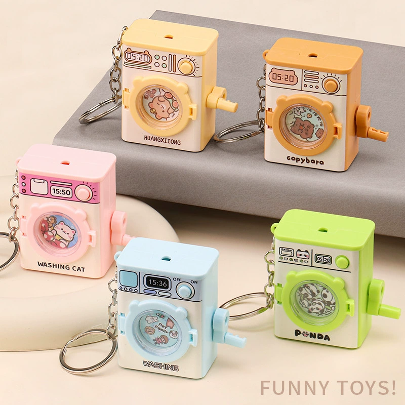 Cartoon small realistic keychain, creative bag decoration, toy, pendant, Birthday gift, wholesale