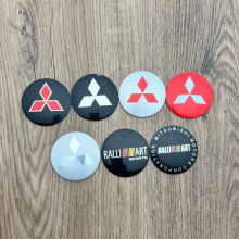 适用于三菱翼神劲炫欧蓝德帕杰罗 汽车56MM轮毂盖贴标中心盖贴