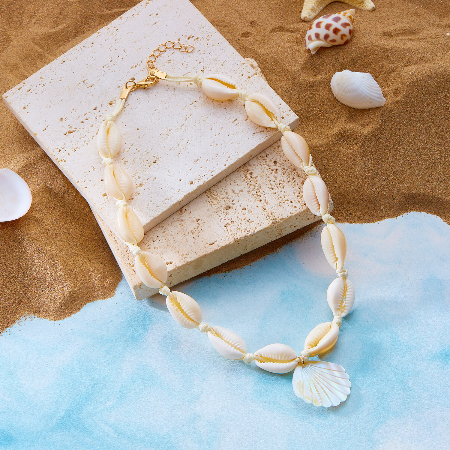 25g Weight Lobster Trigger Clasp Closure Clasp Closure Type Shell Pendant Material Pendant Necklace Classification Shell Chain Material 1 Piece Quantity Holiday, Travel Occasion Alloy, Shell Material Shell Pattern All Seasons Season Women's Gender Beach Style Beach Shell Alloy Shell Lobster Trigger Clasp Closure Pendant Necklaces Wholesale 17
