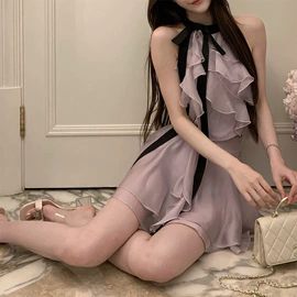 时尚休闲套装;连衣裙;女式针织衫