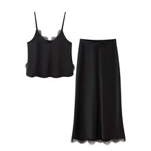 外贸批发欧美新款时尚蕾丝拼接上衣8351049迷笛裙2157074