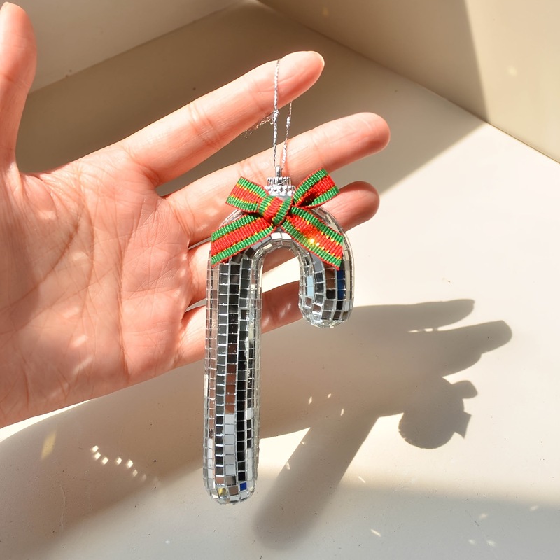 キャンディーの杖ディスコボールの小さな杖クリスマスツリーの装飾ストラップの家庭装飾撮影道具の装飾|undefined
