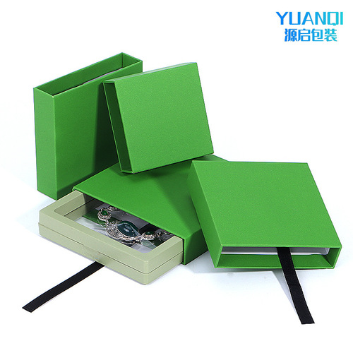 Transparent PE floating drawer box, transparent jewelry box, PE floating film gift box, ribbon drawstring storage box