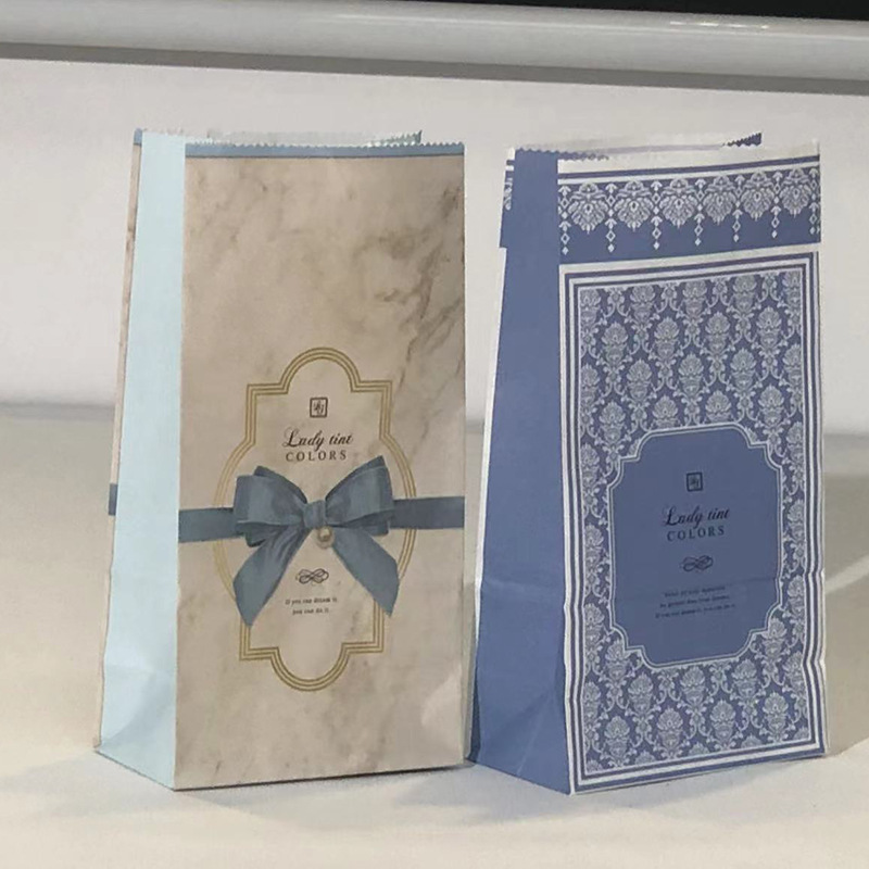 现货创意婚礼喜糖袋糖果包装袋手捧袋伴手礼蝴蝶结礼袋